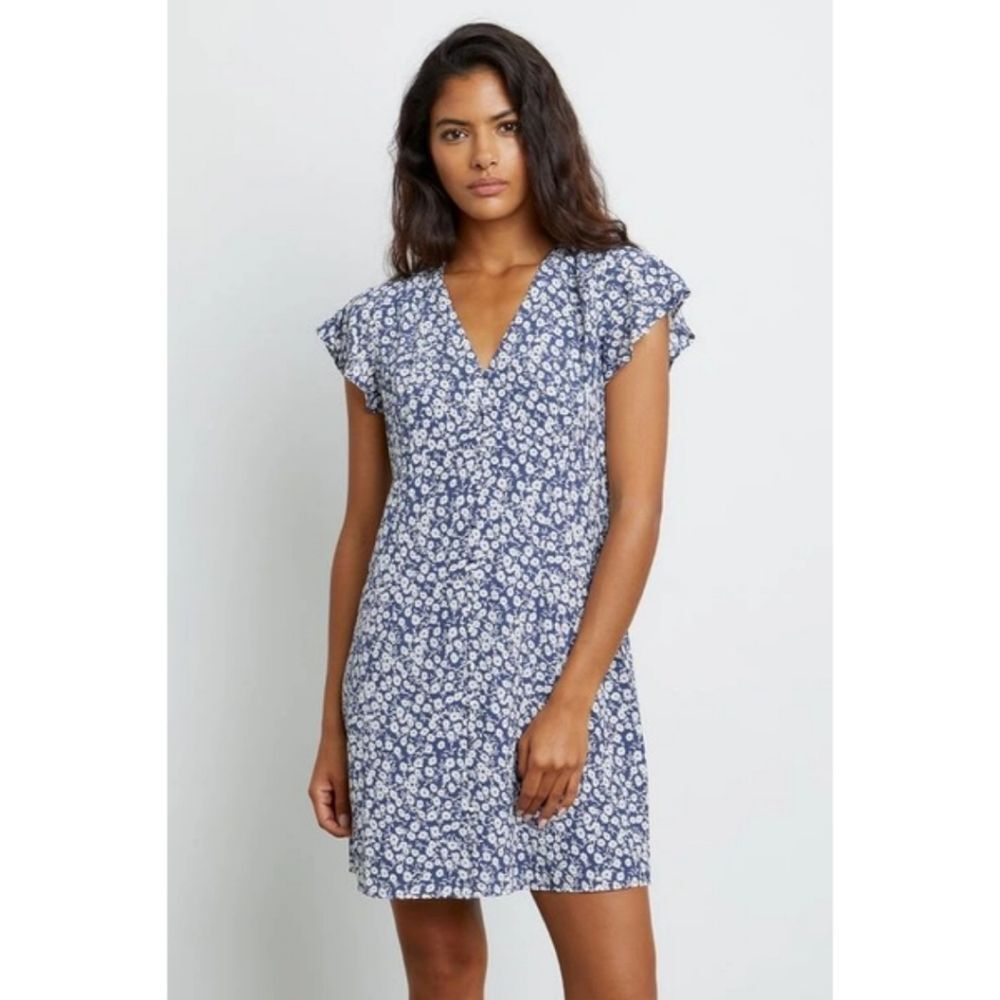 Rails Helena Floral Mini Dress in Navy Camellia